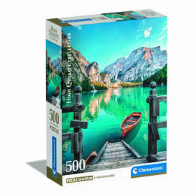 Clementoni - Puzzle Braies Lake 500 Peças