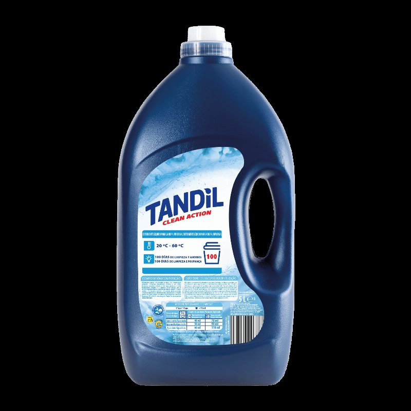 Detergente Líquido Para Roupa Clean Action 100 Doses