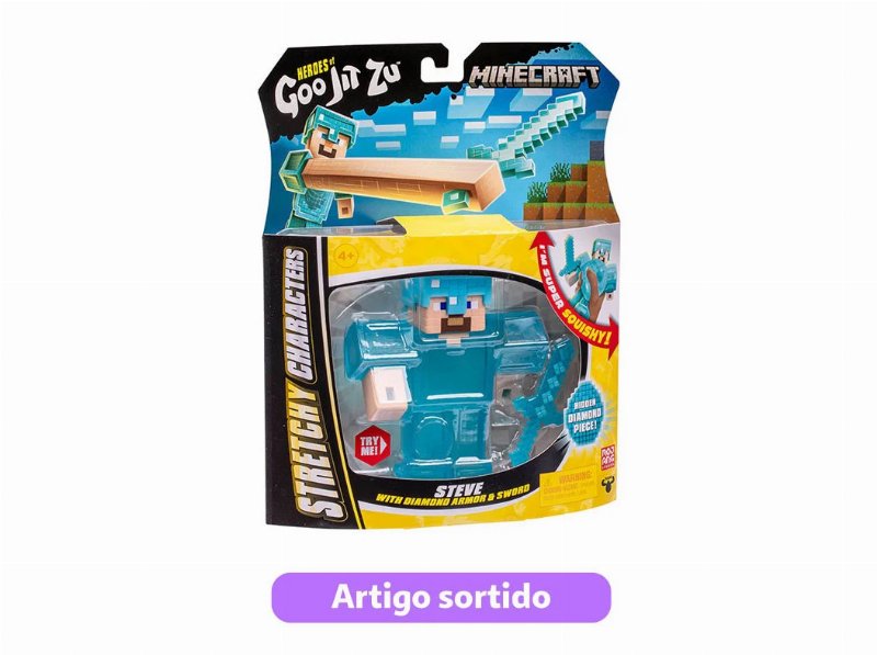 Figuras Minecraft Goo Jit Zu Modelos Sortidos