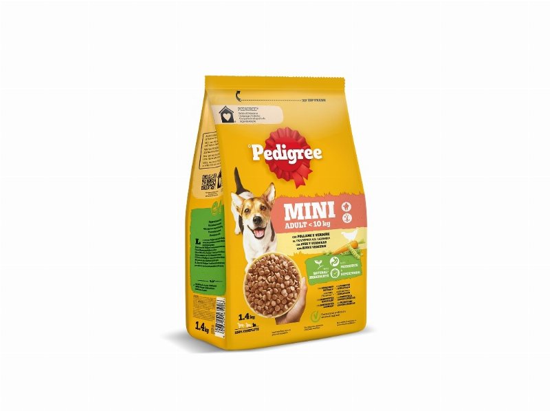 Ração Para Cão Pedigree Mini Com Galinha E Vegetais 1.4 kg