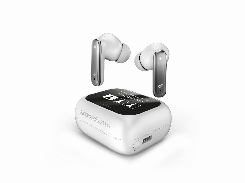 Auriculares Tws Energy Sistem Snow Screensound Branco Tws