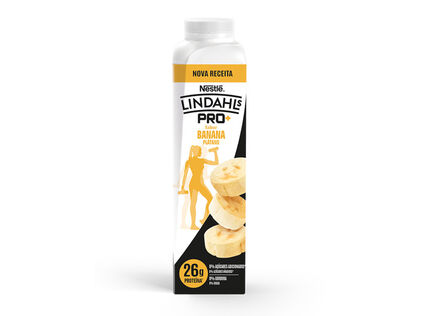 Iogurte Líquido Proteína Pro+ Banana Lindahls Pro+ 0.33L