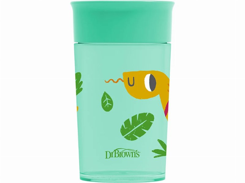 Copo Transição Dr. Brown's 360 S/ Pegas Verde 300 ml 1Un