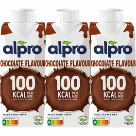 Bebida Vegetal De Soja Chocolate Light Alpro 3 X 250 ml