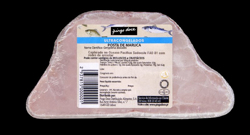 Posta De Maruca Ultracongelada Pingo Doce 0.25Kg