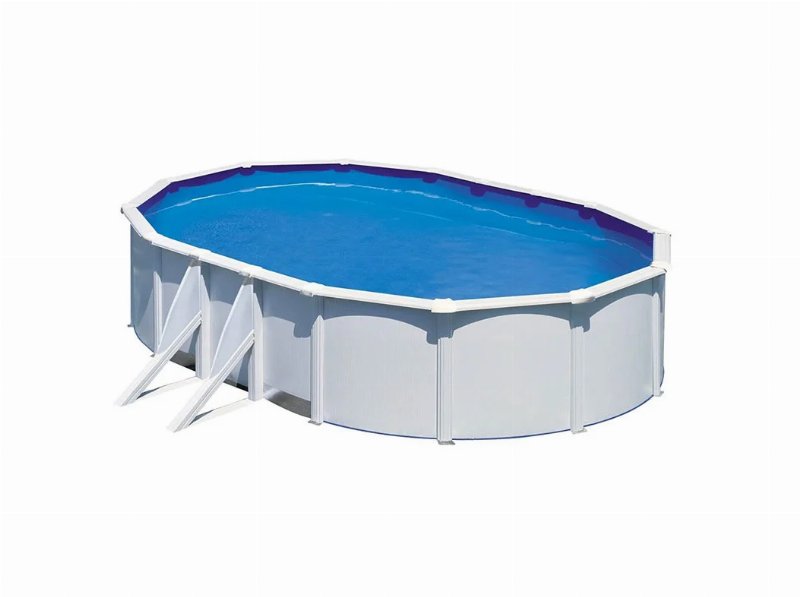 Piscina Aço Branco Gre Fidgi 500X300X120Cm