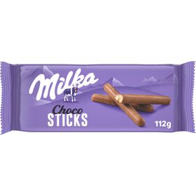 Bolachas Choco Sticks Milka 112 gr