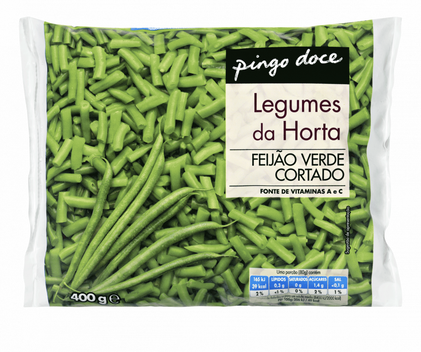 Feijão Verde Cortado Congelado Pingo Doce 0.4Kg