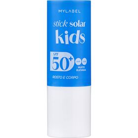 Protetor Solar Stick Rosto E Corpo Kids Azul Fps 50+ Mylabel 1 Un