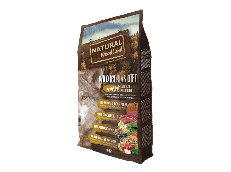 Ração Cão Natural Woodland Wild Iberian 10 kg