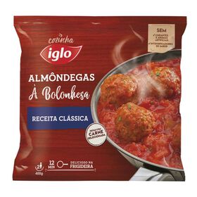 Almôndegas Com Molho Bolonhesa Iglo 400 gr