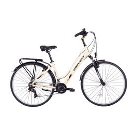 Bicicleta De Adulto 21V 700 C Comfort Creme Eleven Sports