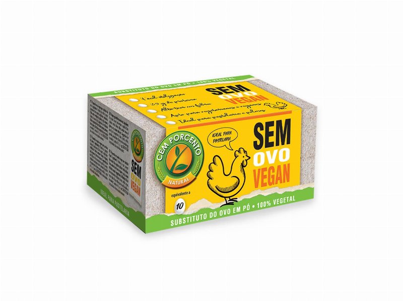 Substituto Ovo Pó Cem Porcento Vegan 110 g