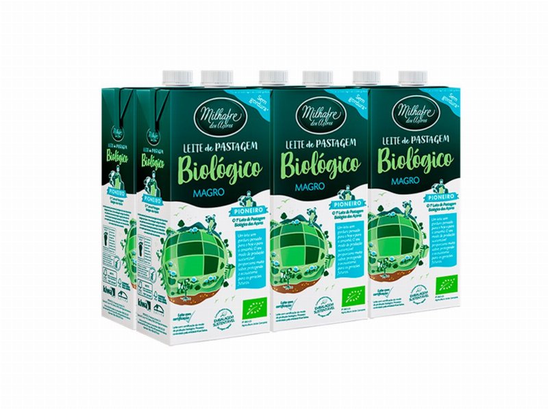 Leite Magro Milhafre Uht Biológico 6X1 l