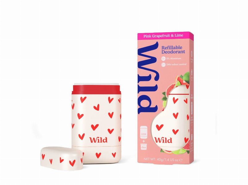 Desodorizante Wild Corações Toranja Lima 40 g
