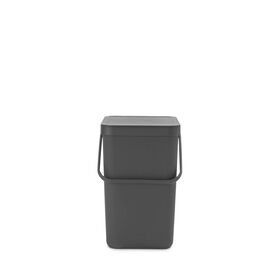Balde De Lixo Plástico 25 l Preto Sort & Go Brabantia
