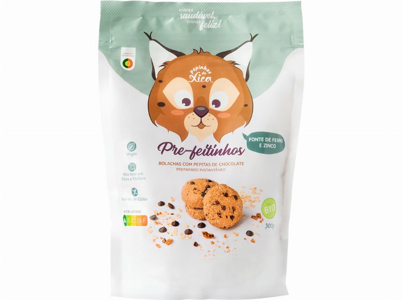 Preparado Bolachas Papinhas Da Xica Com Pepitas Chocolate 300 g