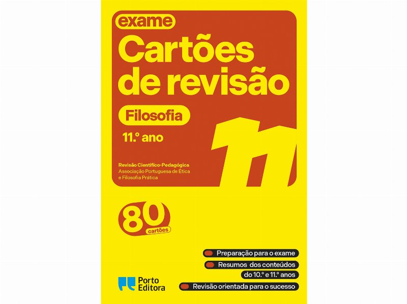 Livro Cartões De Revisão - Livro Filosofia - 11.º Ano