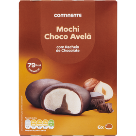Gelado Mochi Avelã Com Recheio Chocolate Continente 3 Un