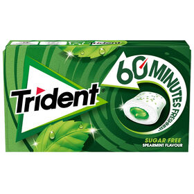 Pastilhas Elásticas 60 Minutos Spearmint Trident 22 gr
