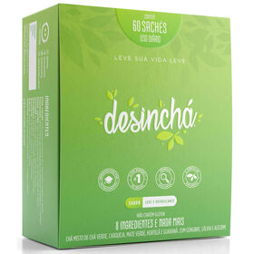 Chá Diário Drenante Sem Glúten Desinchá 60 Un