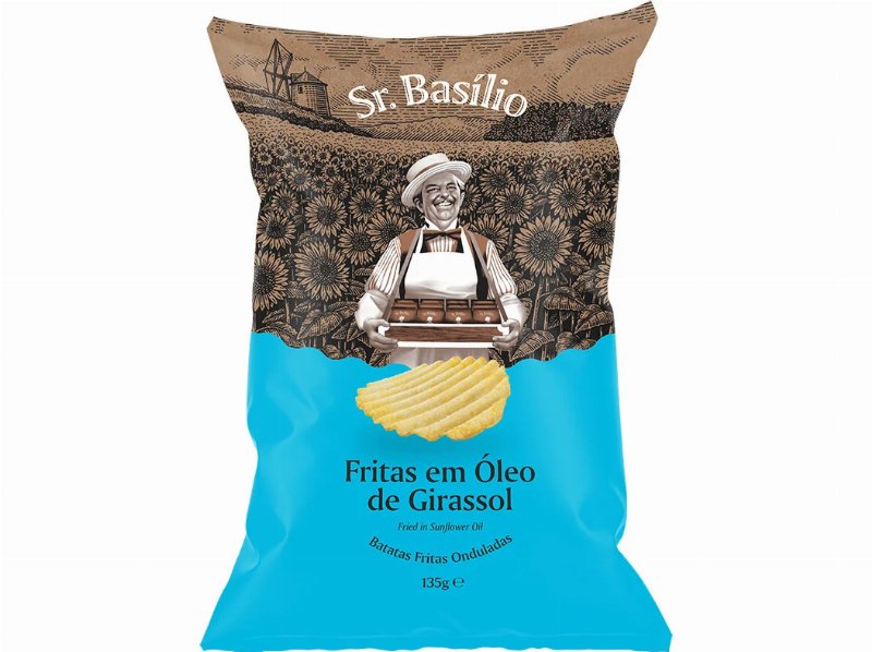 Batatas Sr.basílio Fritas Onduladas Extra Largas 135 g