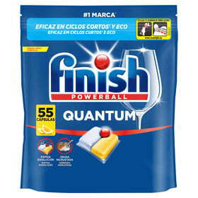Detergente Máquina Loiça Pastilhas Quantum Limão Finish