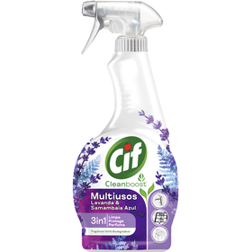 Multiusos Spray 3 Em 1 Lavanda E Samambaia Azul Cif 500 ml