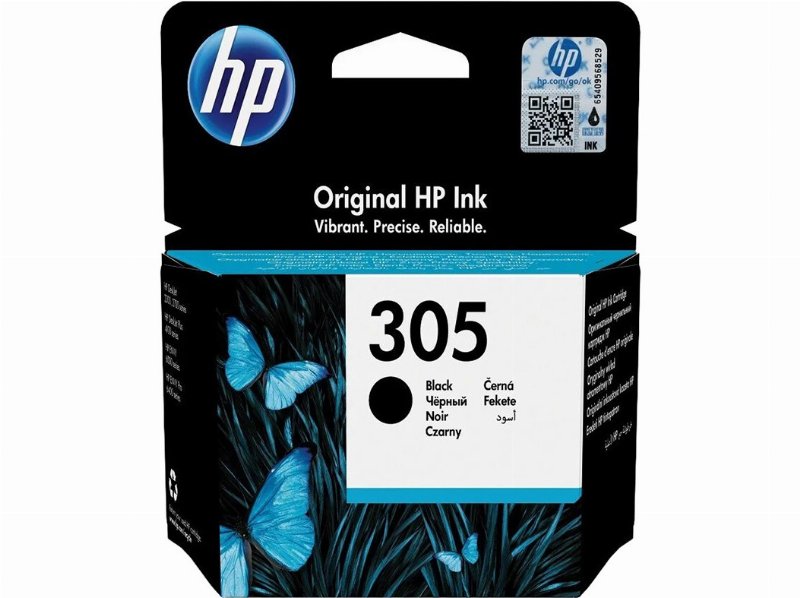 Tinteiro Original Hp 305 Preto 3Ym61Ae