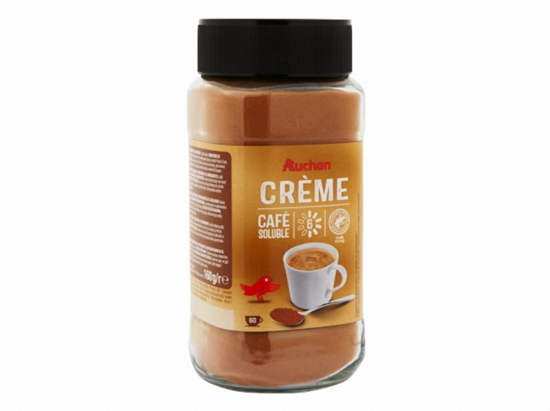 Café Auchan Solúvel Creme Intensidade 6 160 g