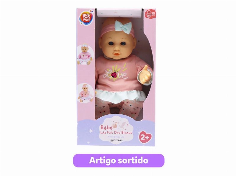 Boneco Beijinhos One Two Fun 30Cm Modelos Sortidos