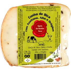 Queijo Mistura Cuardo Com Azeitona, Alho E Orégãos Moinhos Novos 125 gr
