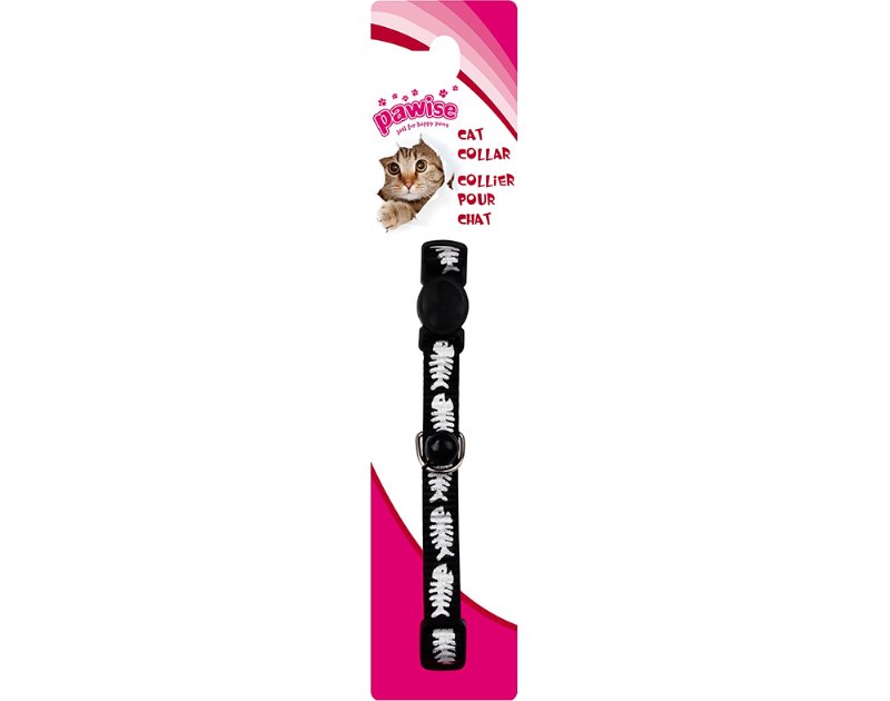 Coleira Para Gato Pawise Fishbone