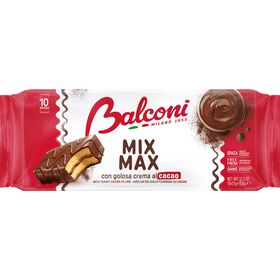 Bolo Mixmax Com Recheio Cacau E Cobertura Chocolate Balconi 350 gr