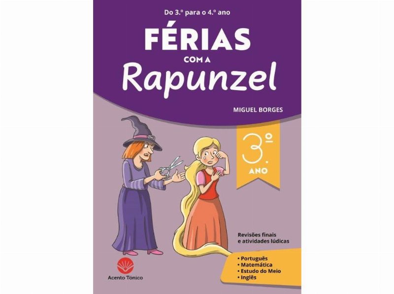 Livro Férias Com A Rapunzel