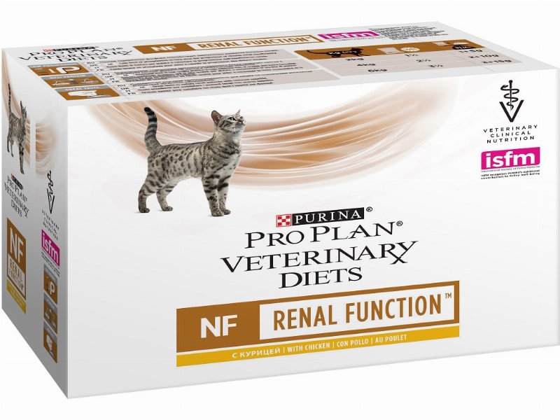 Comida Húmida Vet Pro Plan Gato St/Ox Renal Frango 10X85 g