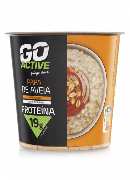 Papa De Aveia Com Manteiga De Amendoim Go Active 0.65Kg