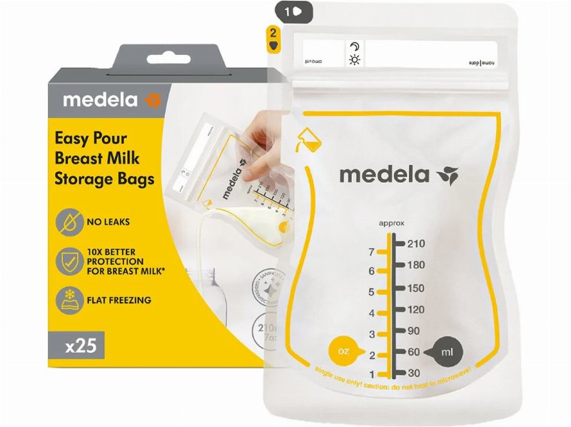 Sacos Medela Conservação Leite Materno 25Un