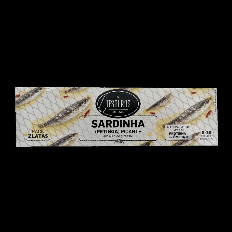 Petingas Em Óleo Picante 2 X 85 g, Escorido 2 X 62 g
