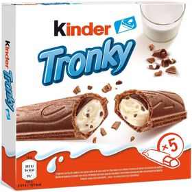 Snack Chocolate E Bolacha Tronky Kinder 5 Un