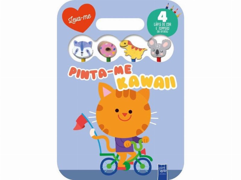 Livro Leva-Me Pinta-Me Kawaii