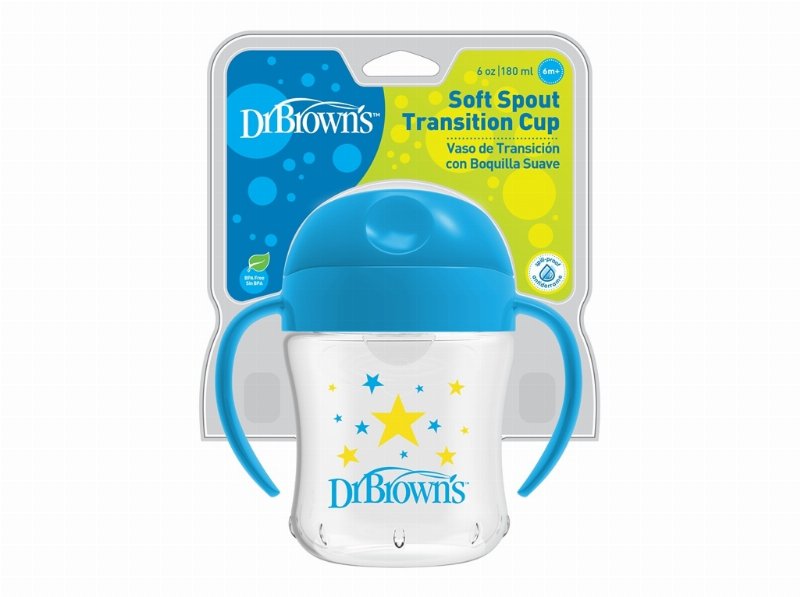 Copo Transição Dr. Brown's Macio Azul 180 ml 1Un
