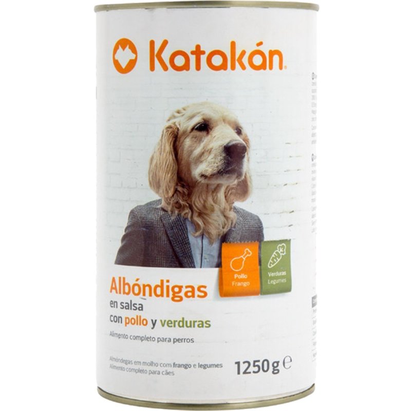 Comida Húmida Para Cão Almôndegas Em Molho Com Frango E Legumes 1200 g