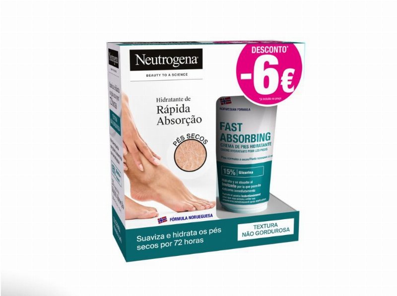 Pack Creme Pés Neutrogena Rápida Absorção 2X100 ml