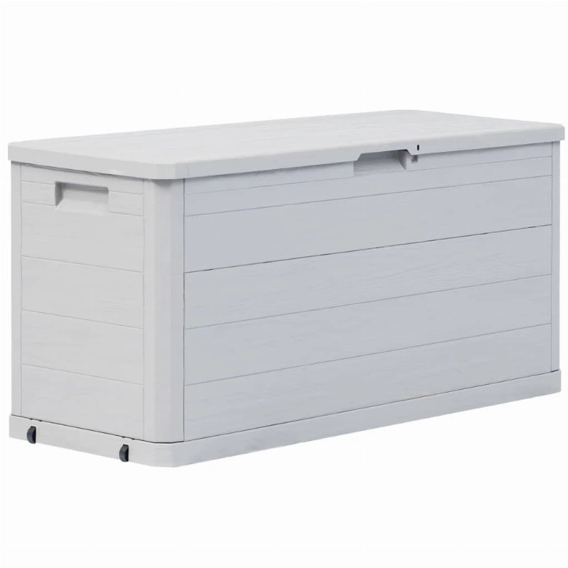 Hkh Caixa De Arrumação Para Jardim 280 l -Claro - Cinzento