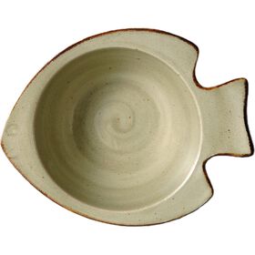 Taça Peixe 23Cm Verde Kasa