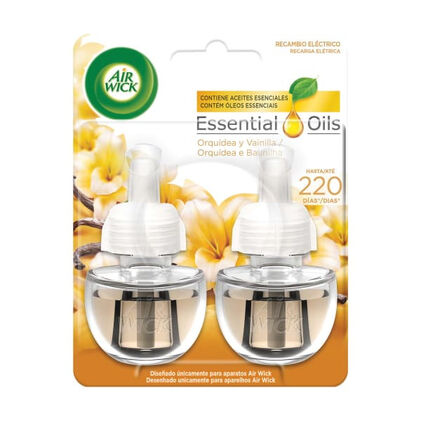 Recarga Ambientador Elétrico Duo Baunilha E Orquídea Air Wick 2Un