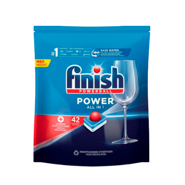 Pastilhas Máquina De Loiça All In 1 Powerball 42Un Finish