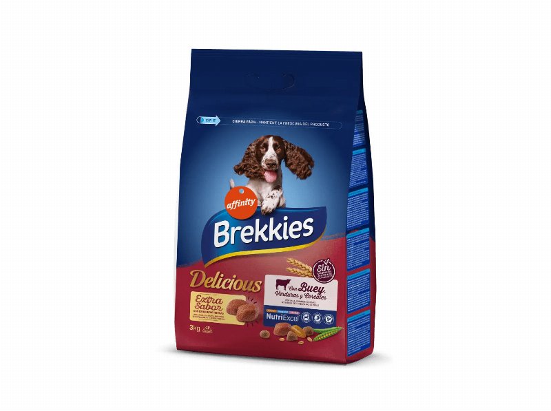 Ração Para Cão Brekkies Tender&Delicious Vaca 3 kg