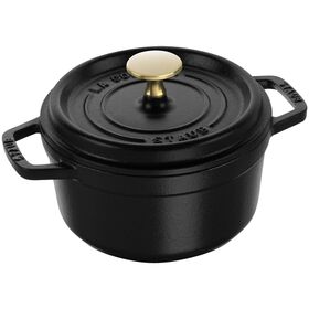 Caçarola Redondo Ferro Fundido 16Cm Preta Staub